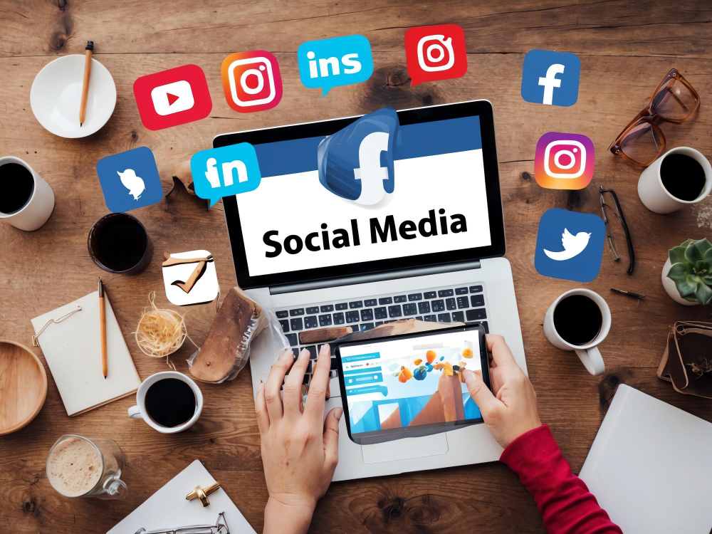 Digital marketing services offering SEO, social media, and PPC campaigns.